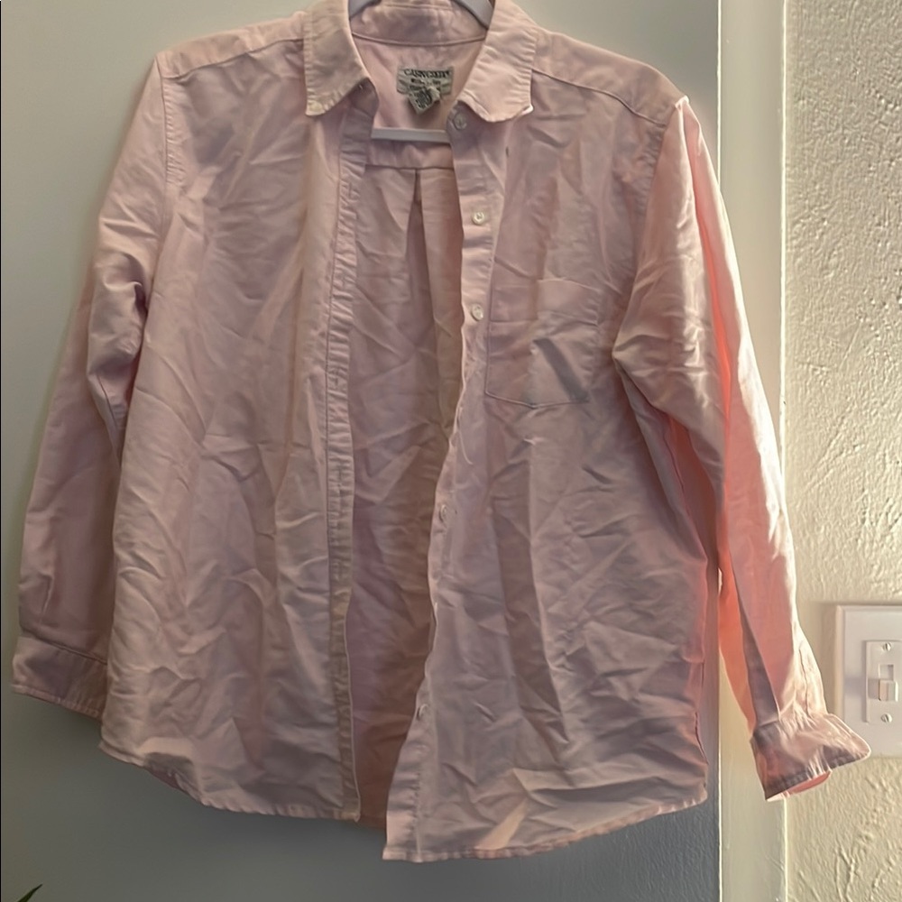 Cabin Creek Pink Casual Button Down Shirt